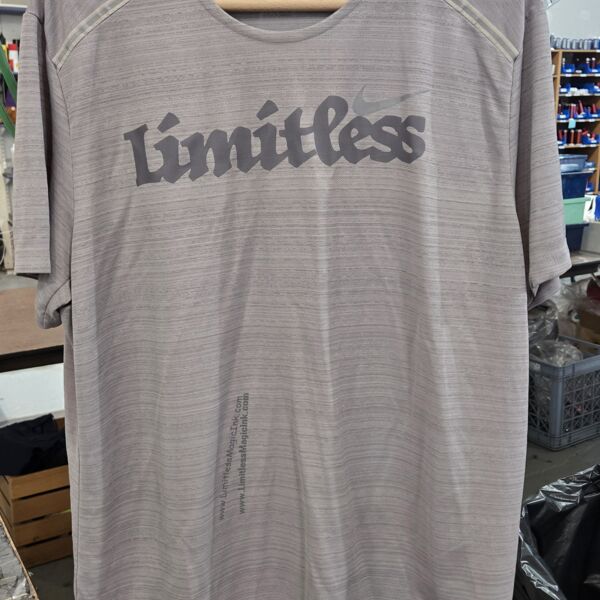 Nike Dri-Fit Running Short Sleeve Tee, Size XL, Smoke Grey Upcycled Limitless Thumbnail